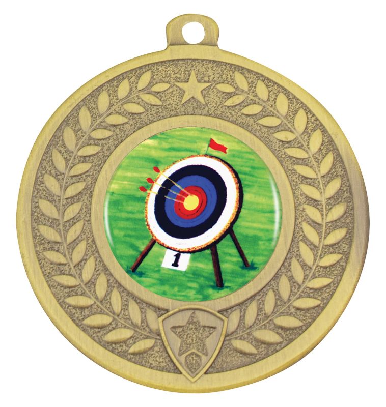 DMK9G Distinction Archery Medal Gold 5cm