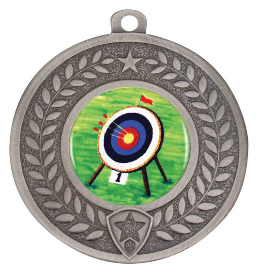 DMK9S Distinction Archery Medal Silver 5cm