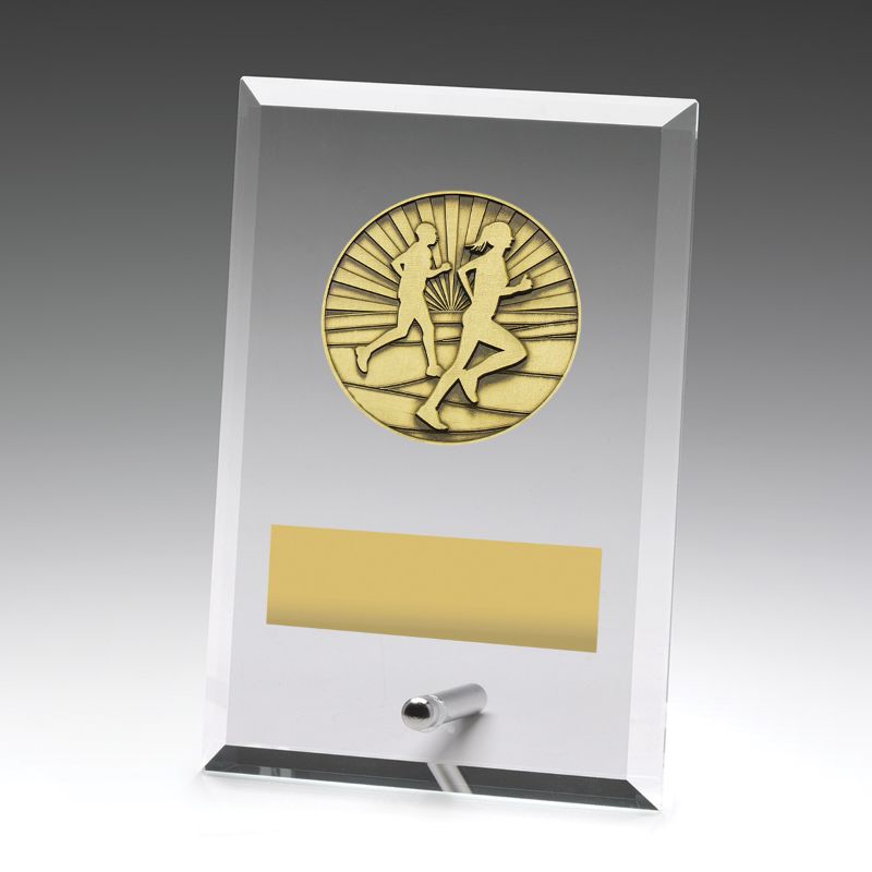 DY125A Glass Plaque Cross Country 150mm