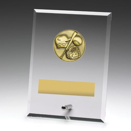 DY133B Glass Plaque Baseball 175mm