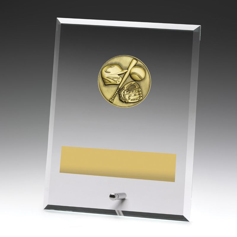 DY133C Glass Plaque Baseball 200mm