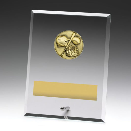 DY133C Glass Plaque Baseball 200mm