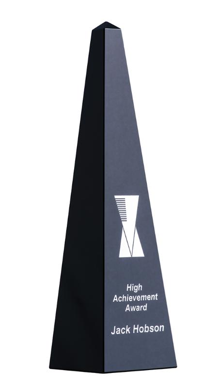 EBONY3 Black Crystal - Obelisk 23cm