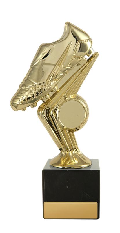 F24-2125 Golden Boot on Column 18.3cm