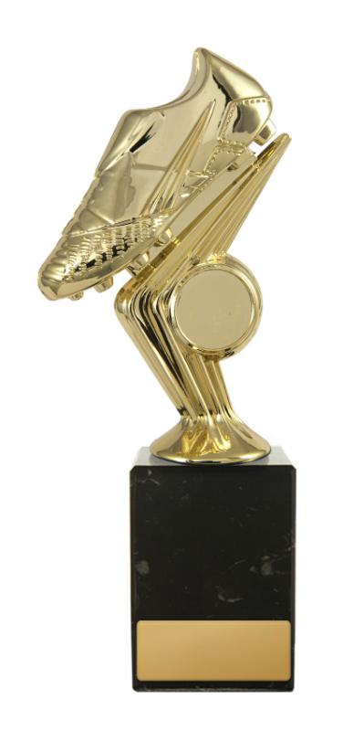 F24-2126 Golden Boot on Column 20.8cm