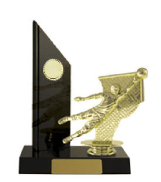 F24-3001DK Timber Buildup Football Goalkeeper 19.5cm