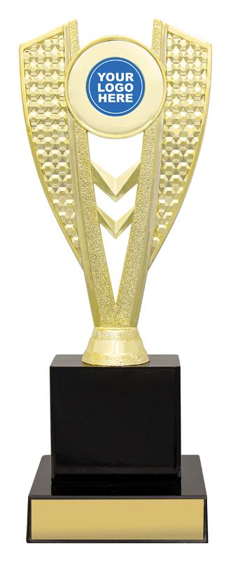 F4028 Football Gloss Black Column 21.5cm