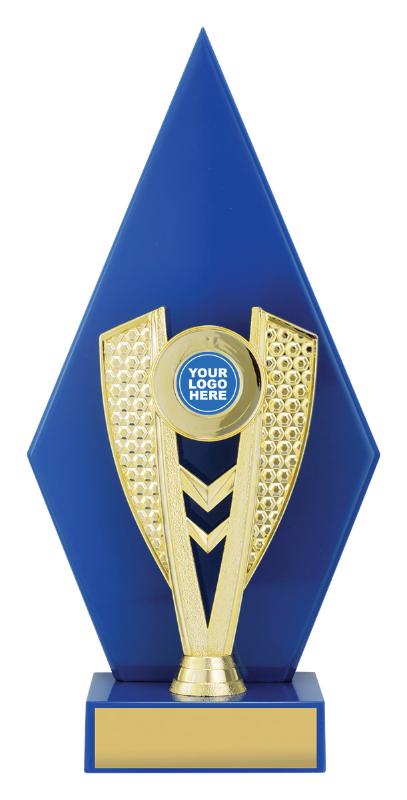 F4077 Football Gloss Blue Arrow 28.5cm