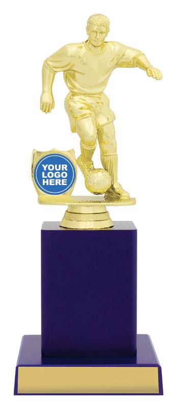 F4088 Football Blue Column Series 22cm