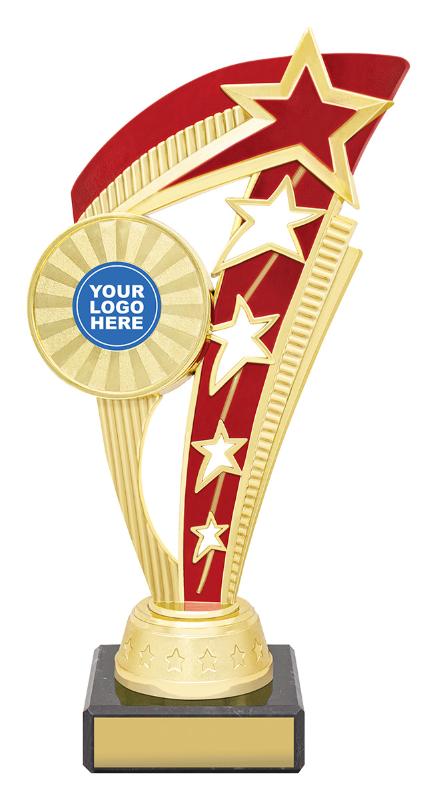 F4115 Football Echo Star - Red 21cm