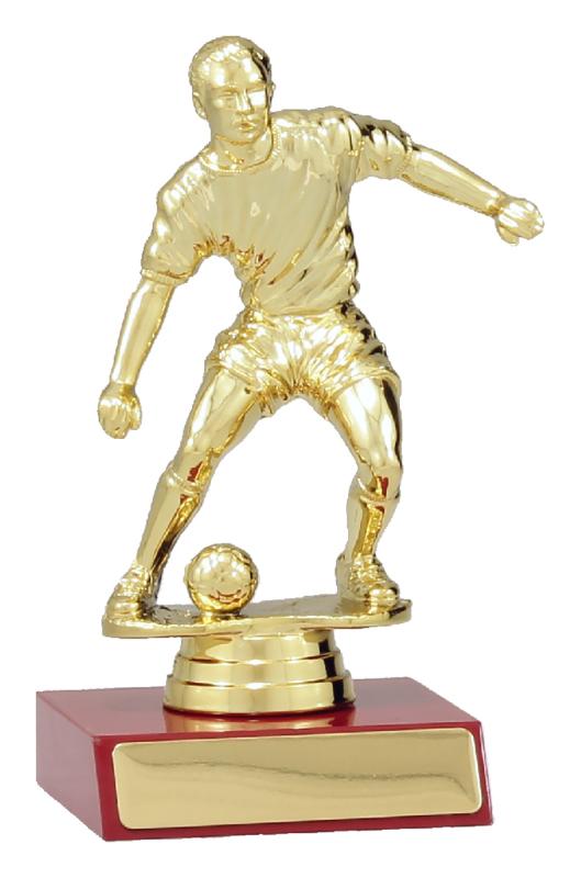 F4120 Football Gloss Red Column 15cm