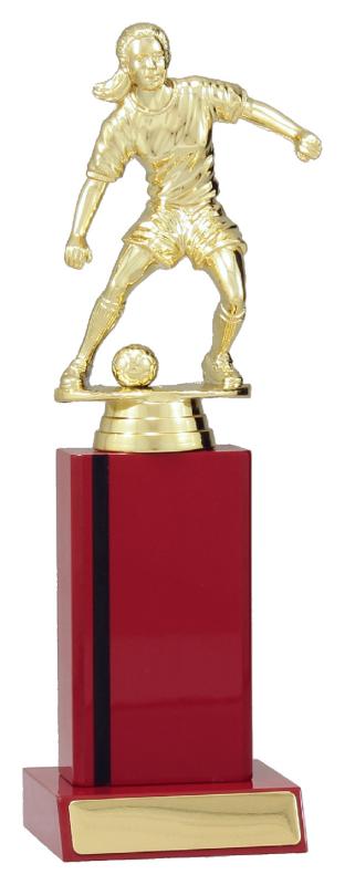 F4123 Football Gloss Red Column 25cm