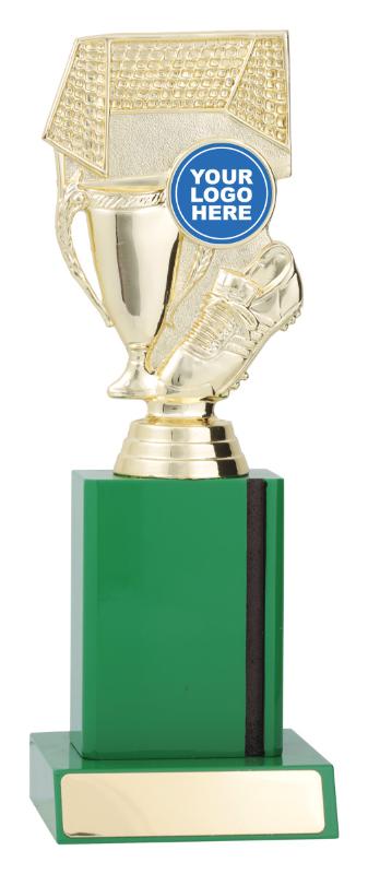 F4134 Football Green Column 21.5cm