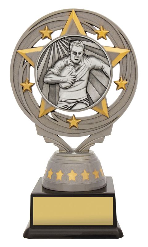 FT215A Silver Torch Rugby Male 15cm