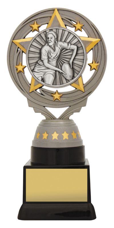 FT216C Silver Torch Rugby Female 18cm