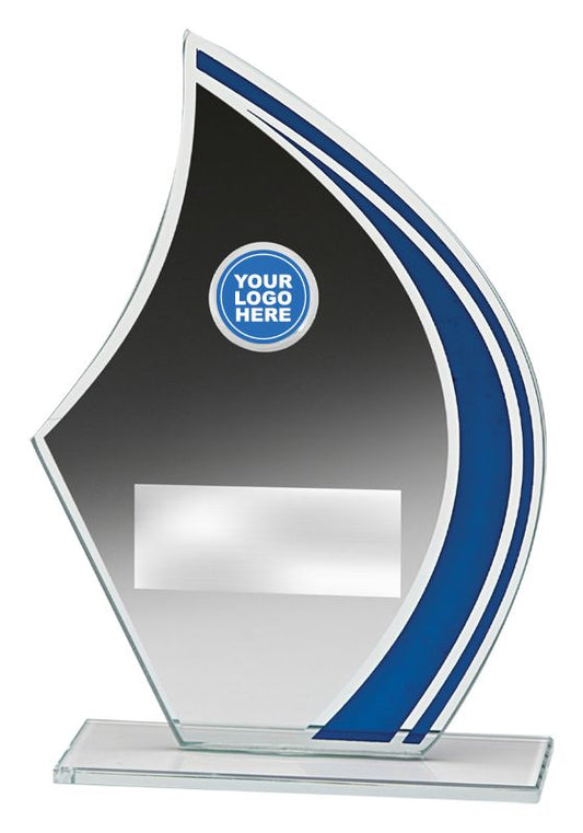 GA395C Glass Tide Runner Award 20cm