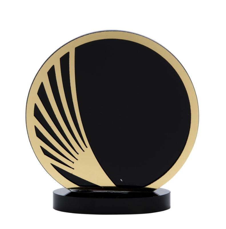 GABG01A Black Laser Glass with Acrylic 16cm