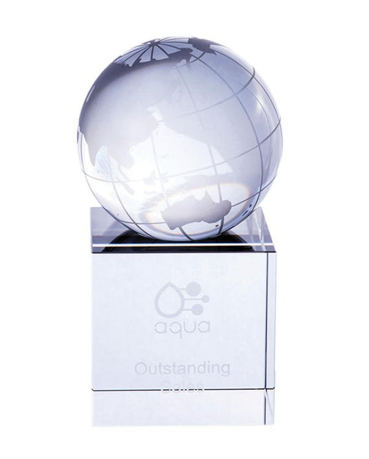 GL01B Crystal Globe - Large 15cm
