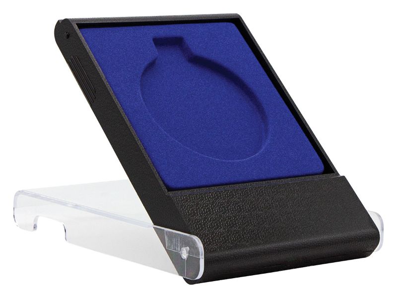 H166 Medal Box for 60mm Medal - Clear Cover 13cm