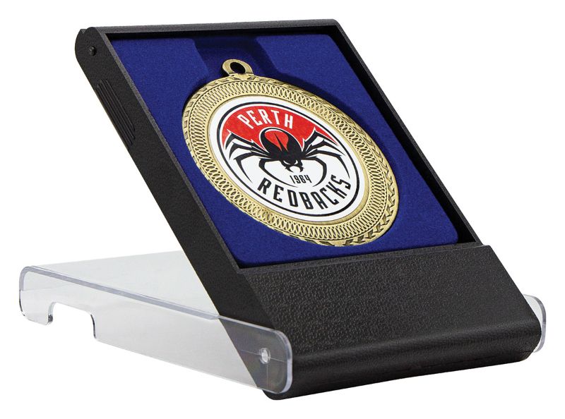 H167 Medal Box for 70mm Medal - Clear Cover 12cm