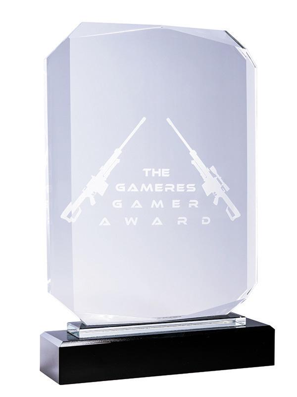KC02A King Crystal-Rectangle 25.5cm