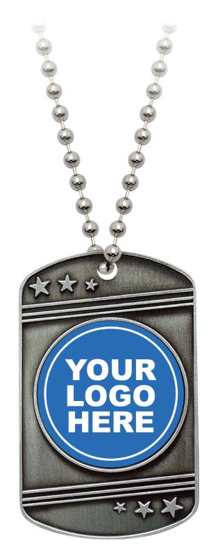 KC04 Link DogTag with Chain 5cm