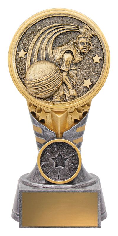 KN211A IKON Cricket Bowling Trophy 150mm