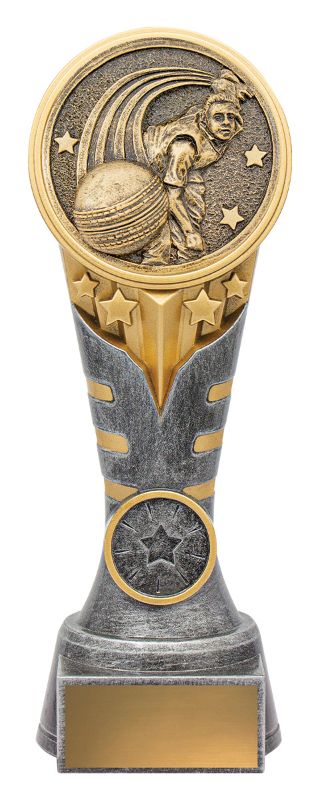 KN211C IKON Cricket Bowling Trophy 200mm