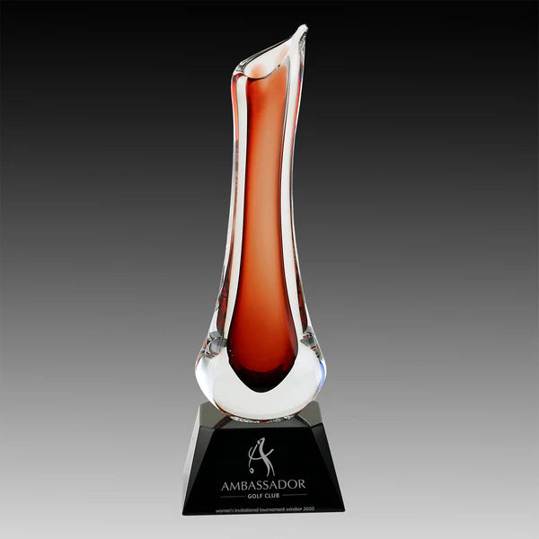 Crystal Vase Ruby