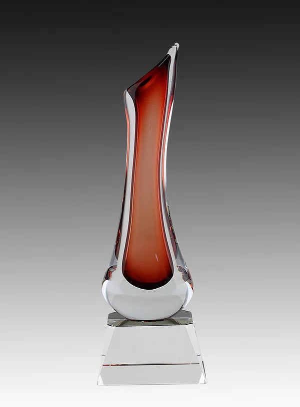 Crystal Vase Ruby