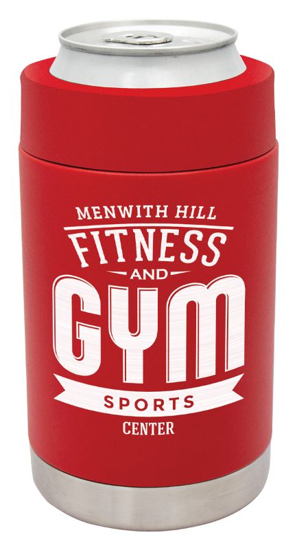 LCH16 Stainless Steel Red Can Caddy 13.5cm