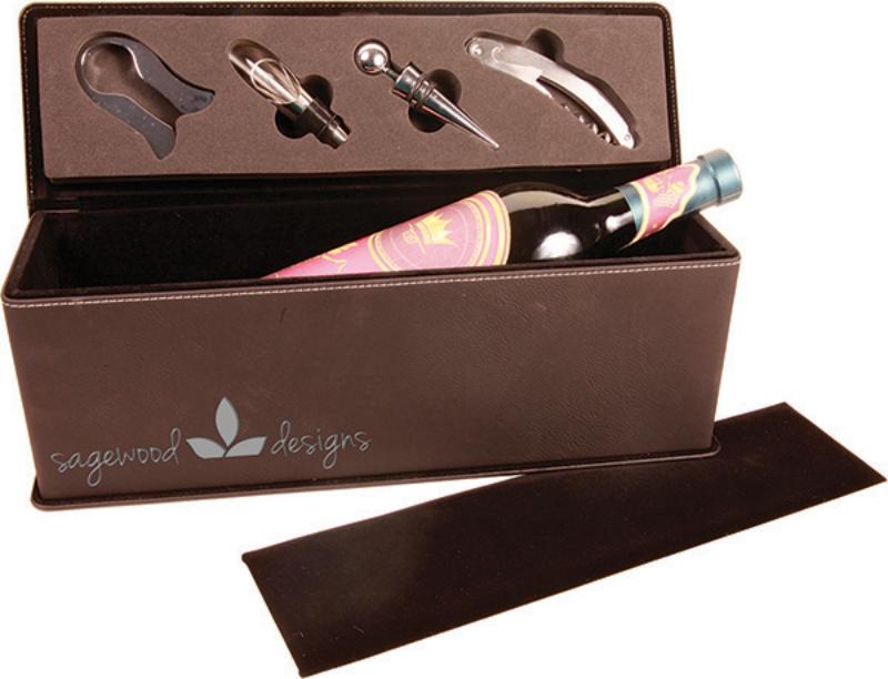 LL08BKS Laserable Wine Box with Tools 10.5cm