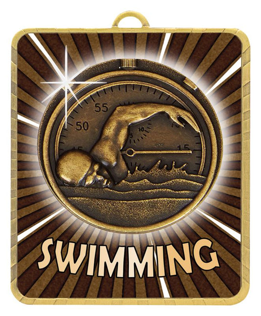 LM002G Lynx Medal Swim