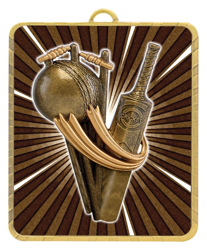 LM040G Lynx Medal Cricket Theme