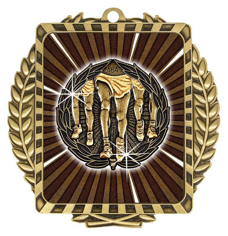 LWM025G Lynx Wreath Running Gold