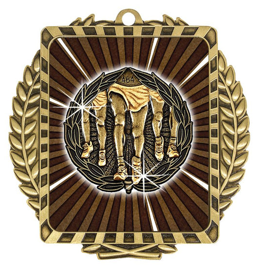 LWM025G Lynx Wreath Running Gold