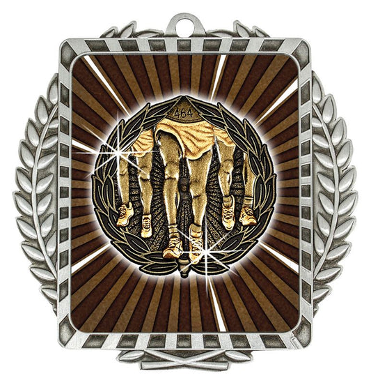 LWM025S Lynx Wreath Running Silver