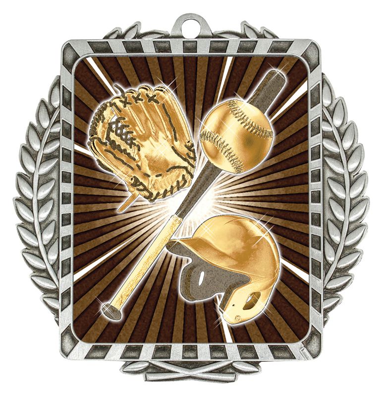 LWM033S Lynx Wreath Baseball Silver