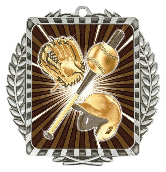 LWM033S Lynx Wreath Baseball Silver