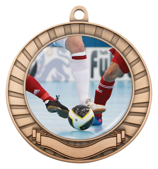 MCY041B Eco Scroll Indoor / Futsal Medal Bronze