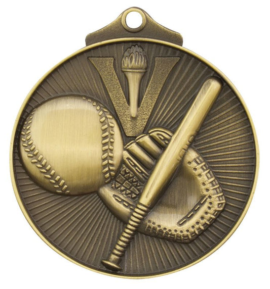 MD903G Baseball / Softball Medal Gold