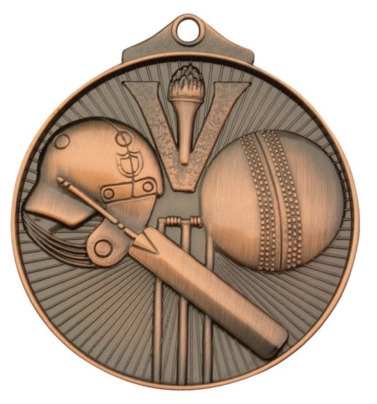 MD910B Cricket Medal Bronze