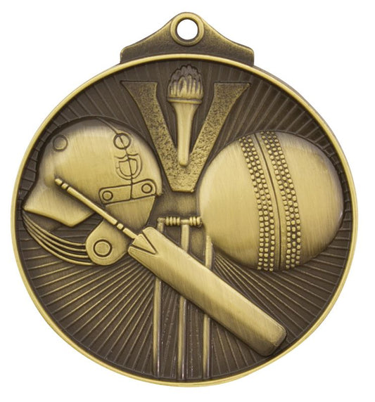 MD910G Cricket Medal Gold