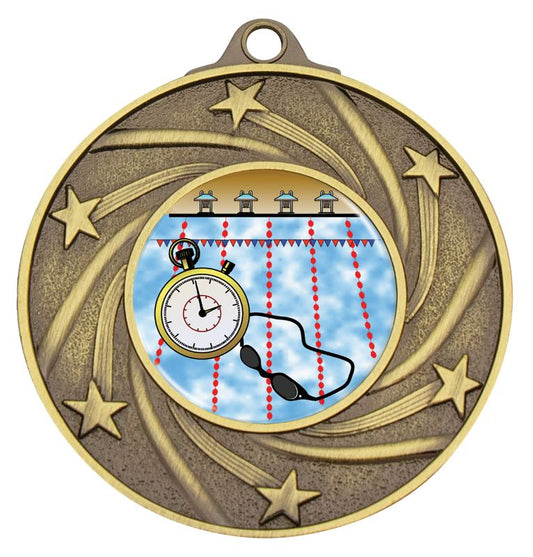 ME150G-K165 Antique Eco Stars Swimming Gold