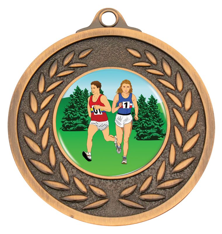 ME225B-K18 Wreath Victory Running Bronze