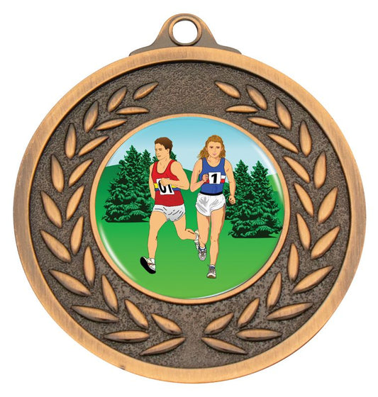 ME225B-K18 Wreath Victory Running Bronze