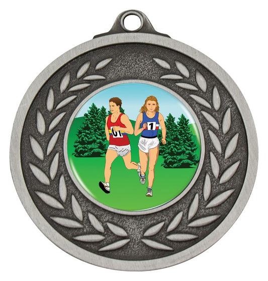 ME225S-K18 Wreath Victory Running Silver