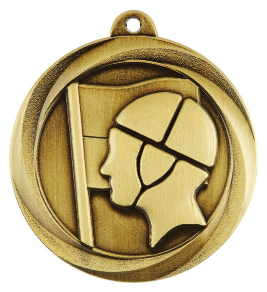 ME958G Lifesaving Econo Medal Gold