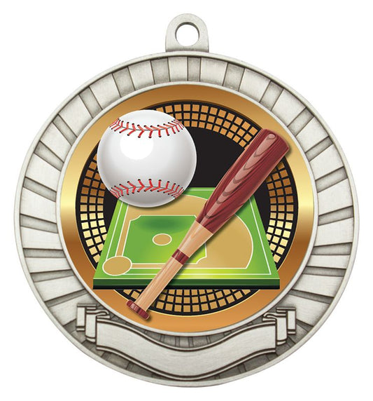MES233S Eco Scroll Baseball Silver