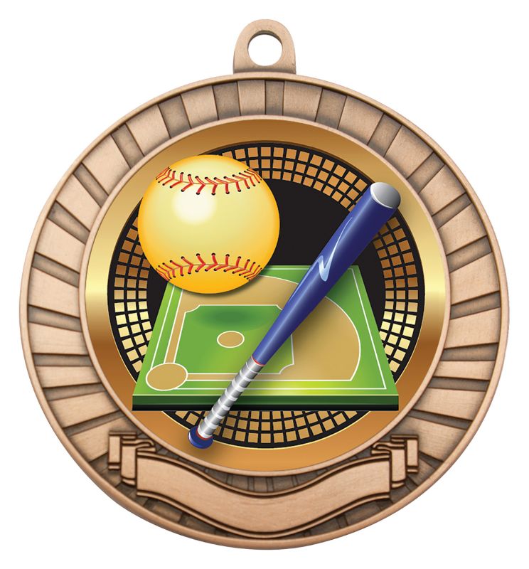 MES275B Eco Scroll Softball Bronze